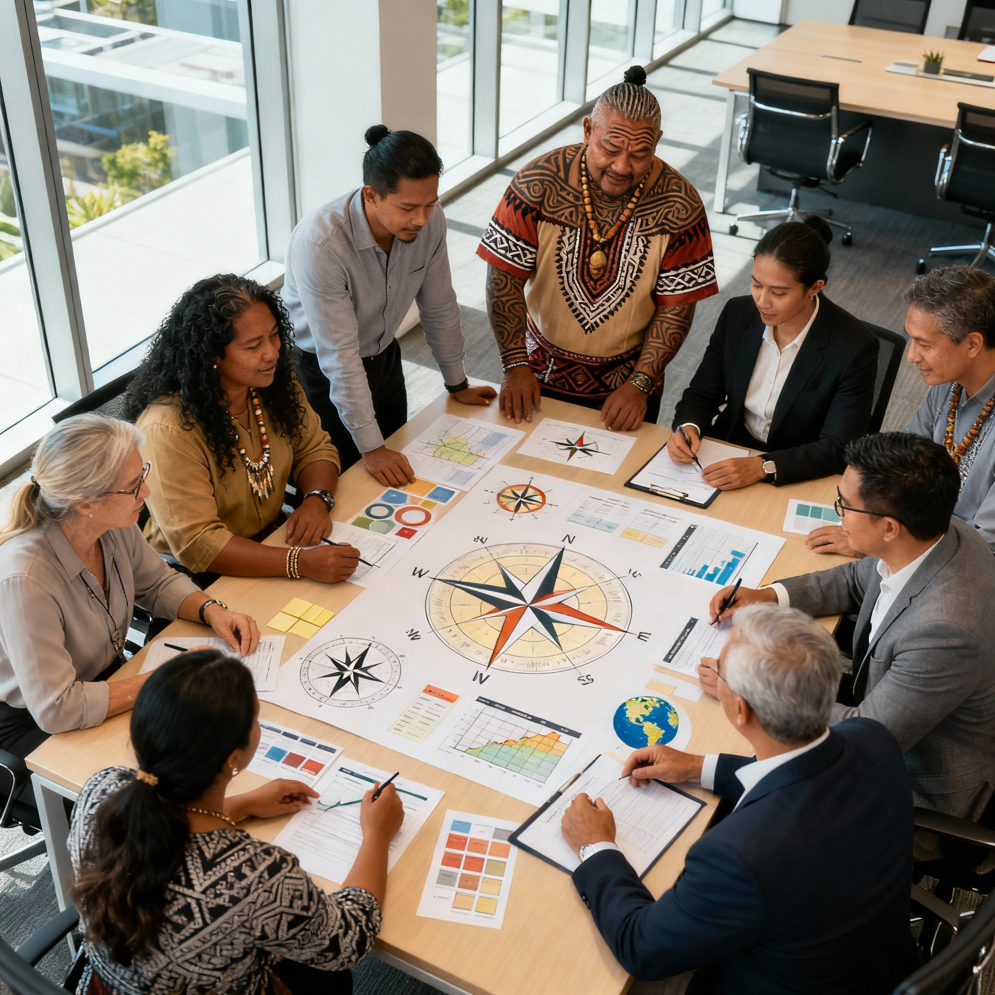 Pacific, Māori, and global entrepreneurs using cultural wisdom and adaptive strategy to navigate business challenges and opportunities.