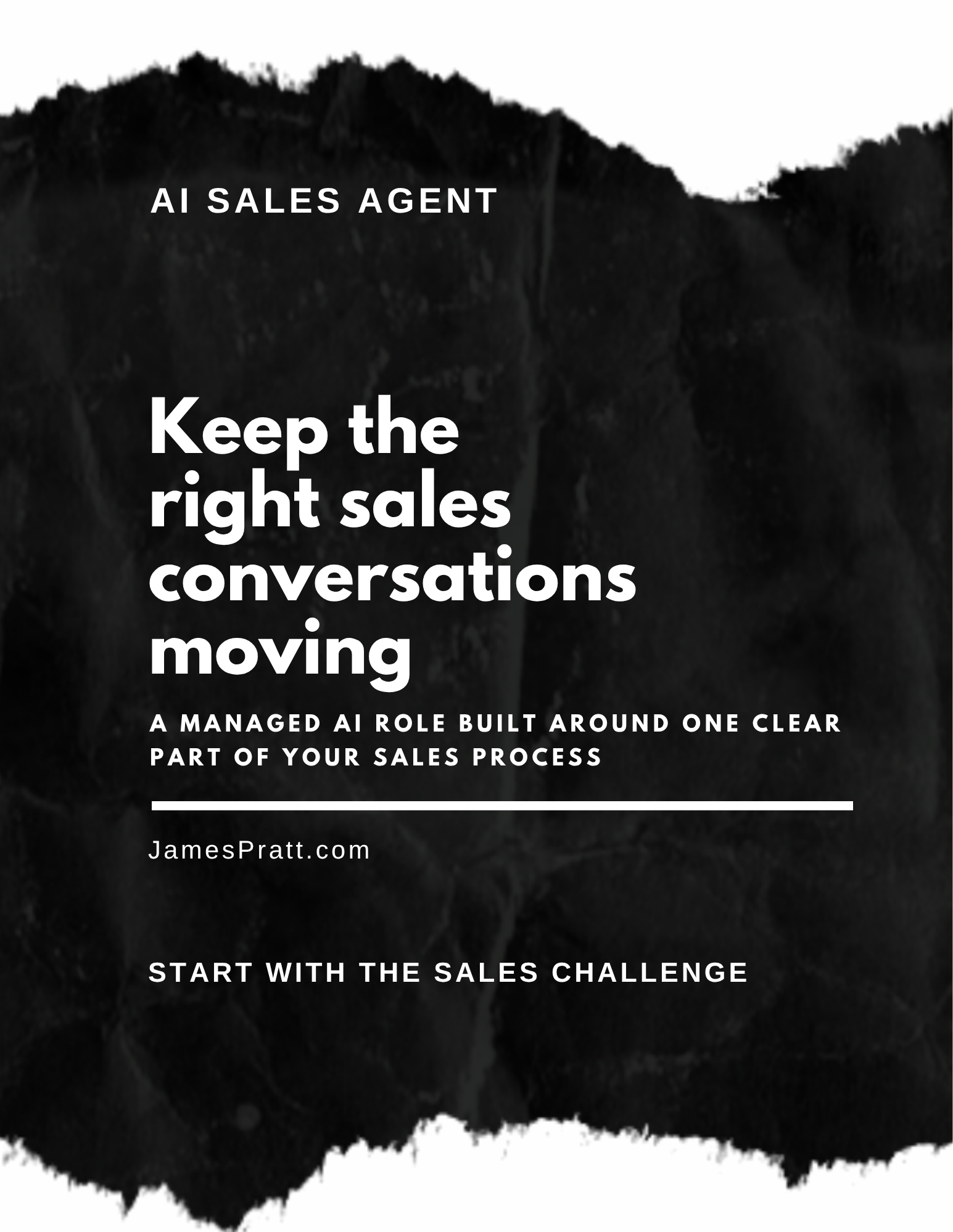 AI Sales Agent graphic: Keep the right sales conversations moving.